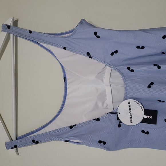 NWT Karl Lagerfeld One Piece Bathing Suit - Picture 4 of 6